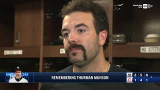Austin Wells on paying tribute to Thurman Munson