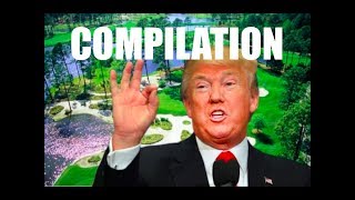 Donald Trump Golfing As President - Compilation