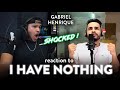 Gabriel Henrique Reaction I Have Nothing (Cover) SLAY!!!! | Dereck Reacts