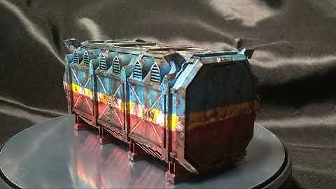 GrimDark Munitorum Armoured Container – Rust, Decay & War-Torn Perfection! ⚙️🔥