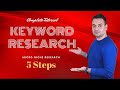 How to Do Keyword Research in 5 Steps? (Ahrefs Micro Niche Selection)