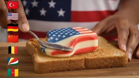 Spreading Glass Flags On Toast AI ASMR Part 6 - Oddly Satisfying