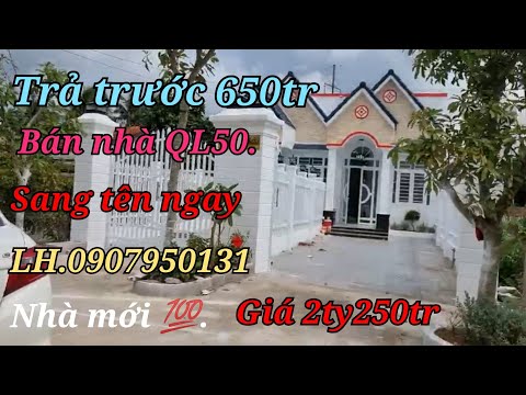 Video M411???????? đã bán ???? nhà mặt tiền QL50.trả trước... - youtube