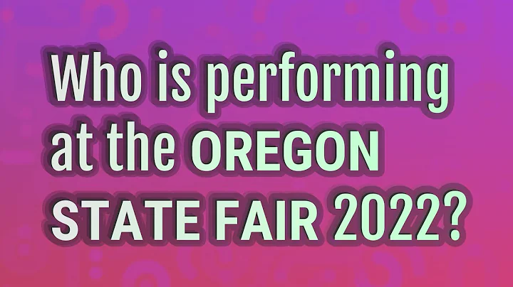 Who is performing at the Oregon State Fair 2022?