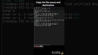 Linux command: copy file or directory #english #tamil #linuxcommands #linuxcommand
