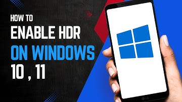 HOW TO ENABLE HDR ON WINDOWS 10 | CLOUDGALE | STEP BY STEP TUTORIALS