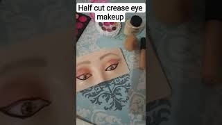 half cut crease eye makeup | step by step beginner | basic to advance eye makeup # makeup theory