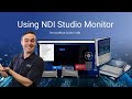 Unofficial Guide To NDI Course Video 11 Using NDI Studio Monitor