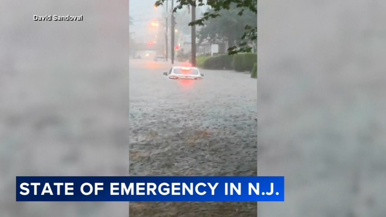 2 dead, state of emergency declared in NJ after heavy rains cause flash ...
