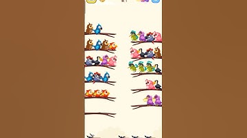 Bird sort colour.       #games #birdsortcolor #birdsortcolorpuzzle #gaming #gameplay