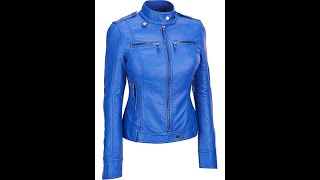 عرض جواكت الجلد موضة 2021 2022 Leather jacket