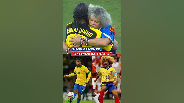 Ronaldinho e Valderrama: O Abraço das Lendas! 👑⚽