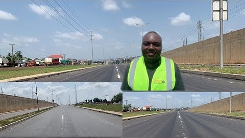 Oseey Ghana 🇬🇭This Is Super Incredible Asphalt & Lane Marking Works Done From White House - Ofankor.