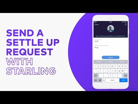 Send a Settle Up Request | Steps by Starling