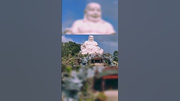 Diện mạo mới của Tượng Phật Di Lặc trên đỉnh Núi Cấm 2024 #nhipsongque #tuongphatdilac