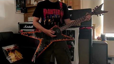 [EZGUITARS.NET] PANTERA 2022 Dimebag Darrell gear tribute Washburn Dime3 USA Southern Cross Inferno