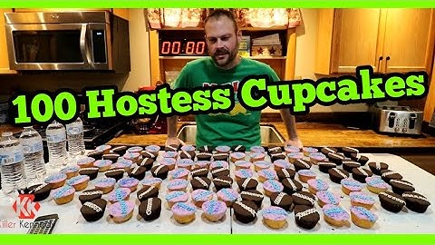 100 Hostess Cupcakes | ManvFood |Undefeated | Record Breaking