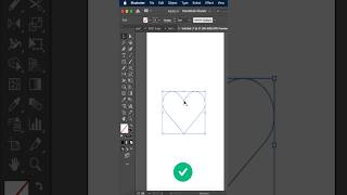 How to Create a Perfect Heart Shape in Photoshop | Photoshop tips and tricks #shorts