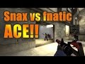 CS:GO Legends Series #2 - Snax vs fnatic - ACED