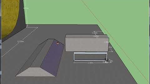 Sketchup - How to create a Skatepark Ramp Box