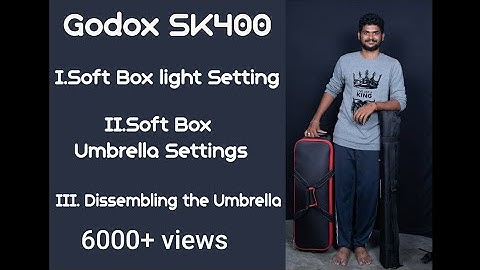 Godox SK 400 II Soft Box Light Settings, Umbrella Assembling and Dissembling TamilPhotography