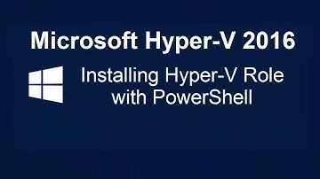 Installing hyper-v role using powershell
