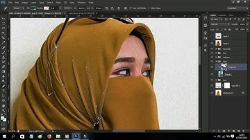 Tutorial vector x vexel shading hijab tanpa line di Photoshop cs6