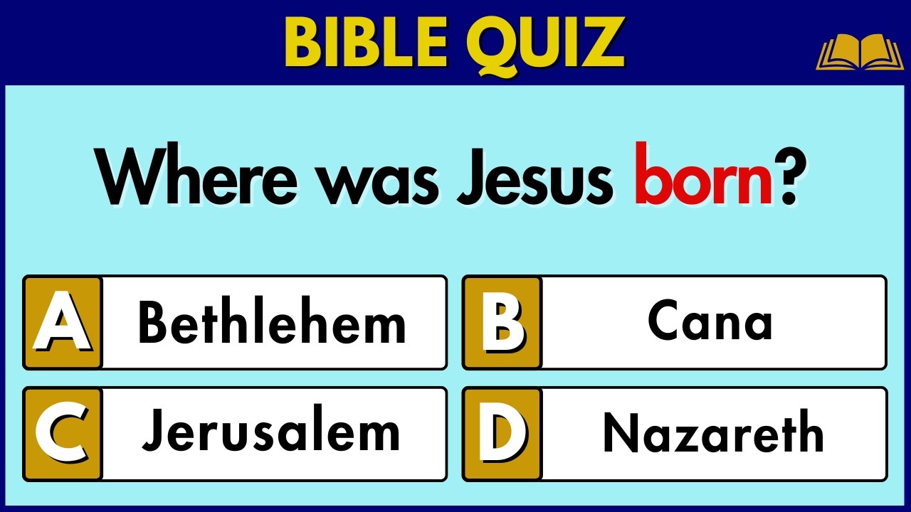 25 Bible Questions to Test Your Knowledge: Ultimate New Testament Bible Quiz 2026 📖 #biblequiz