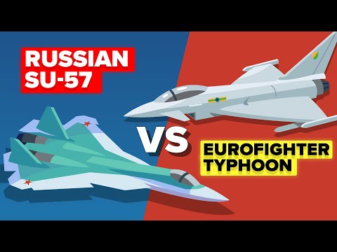 Russian SU-57 vs Eurofighter Typhoon - Which Fighter Jet Wins?