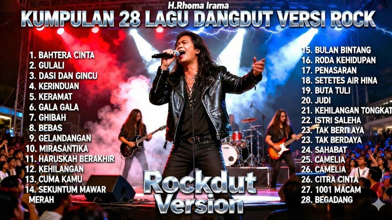 28 Mahakarya Rhoma Irama Versi Rock: Dari Begadang Sampai Judi!