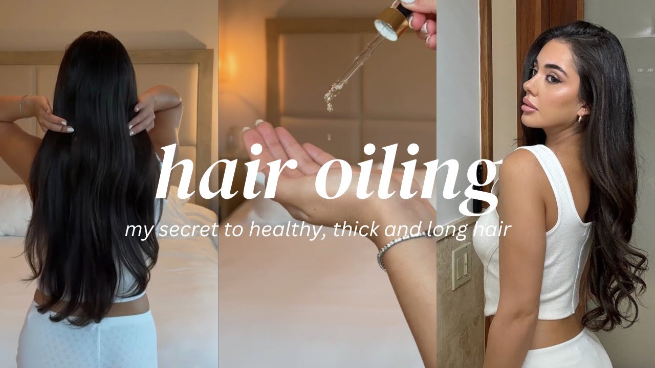 MY SECRET TO LONG HEALTHY HAIR ♡ hair oiling routine that grew my hair