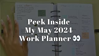 May 2024 | A5 Work Planner Flip-Through | Graphs & Daily Inserts, Project Management + More