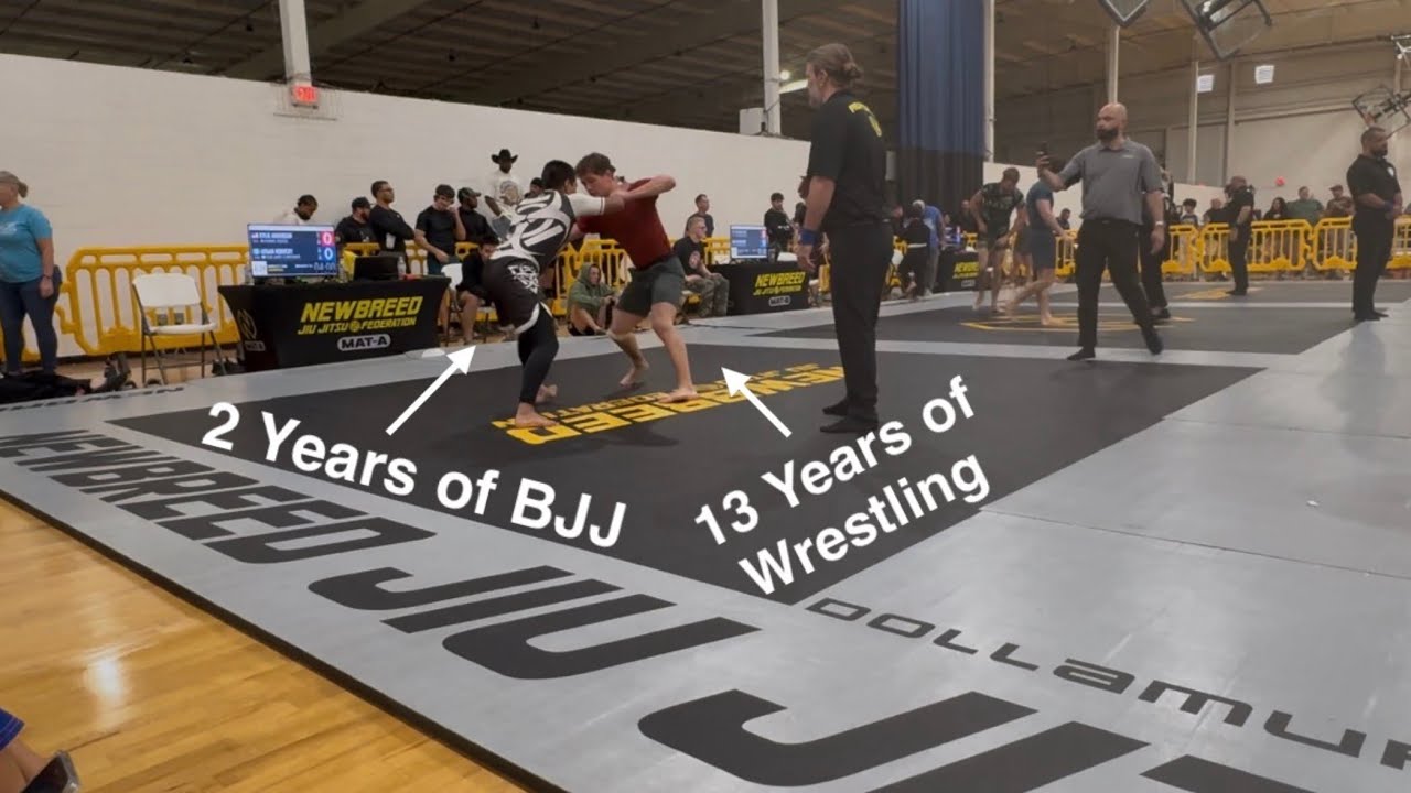 2 Years of Jiu-Jitsu v.s. 13 Years of Wrestling (