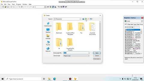 Cara Membuat Project di Ms.Visual Foxpro 9.0