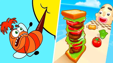 Help Me Tricky Puzzle vs Sandwich Runner - New Update All Levels Gameplay Android,IOS