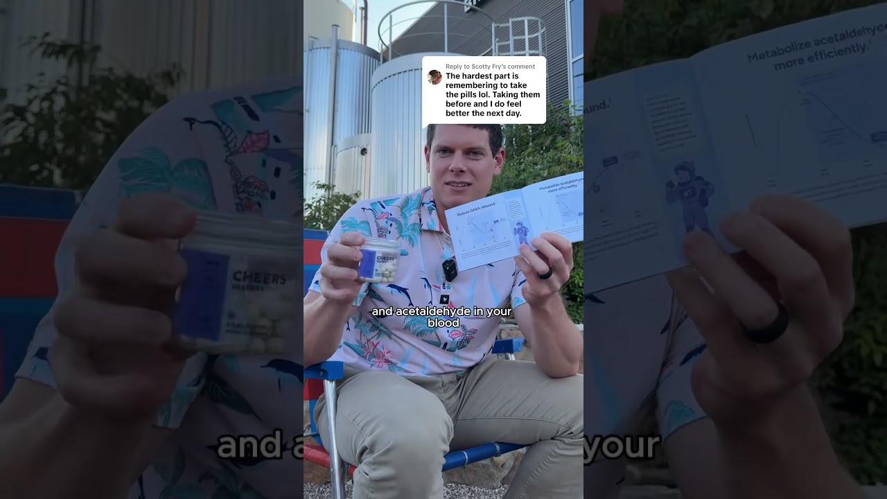 Remember to take Cheers—it's a game-changer before, during, and after! 