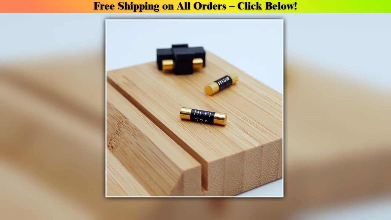 FFHAS 5x20mm Oil-Immersed Slow Blow Fuse 5N Pure Silver Gold Nano Coated HiFi Audio Preamp