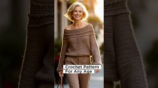 Crochet Sweater Pattern That Looks Like It’s Store-Bought! 🧥🔥 #crochettutorial #crochetpattern