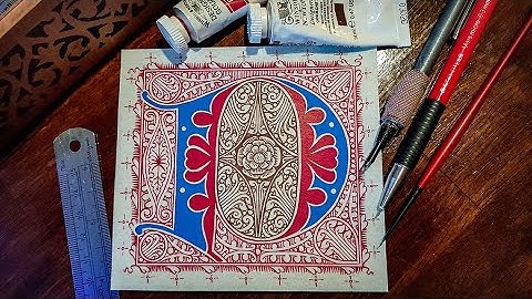 Learn to create this fifteenth century puzzle letter.