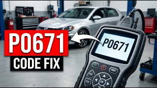 How To Fix P0671 Code - Cylinder 1 Glow Plug Circuit P0671