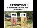 Palette attention  choisissez bien vos palettes 