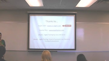 Agile Testing by Hershey Khan part 1 of 3