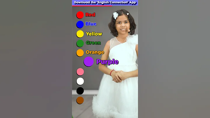 Color Names for Kids 🌈 | Spoken English Vocabulary | Adi Vidya Connection #shorts