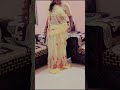 net saree wear short || hot saree draping pose