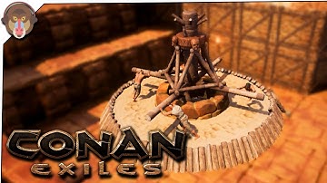 Conan Exiles Gameplay - P14 - Wheel of Pain. Thrall Cook, Thrall Fighter LvL 3 #ConanExiles