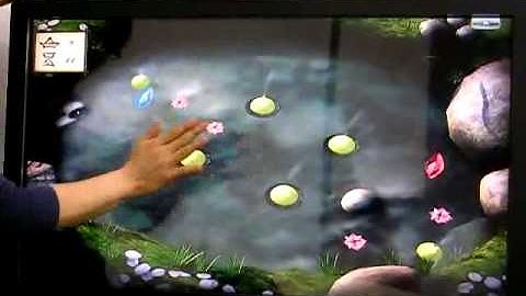 Microsoft Windows 7 native multitouch game video using PulseIR Touch screen 1 (2010.05.10)
