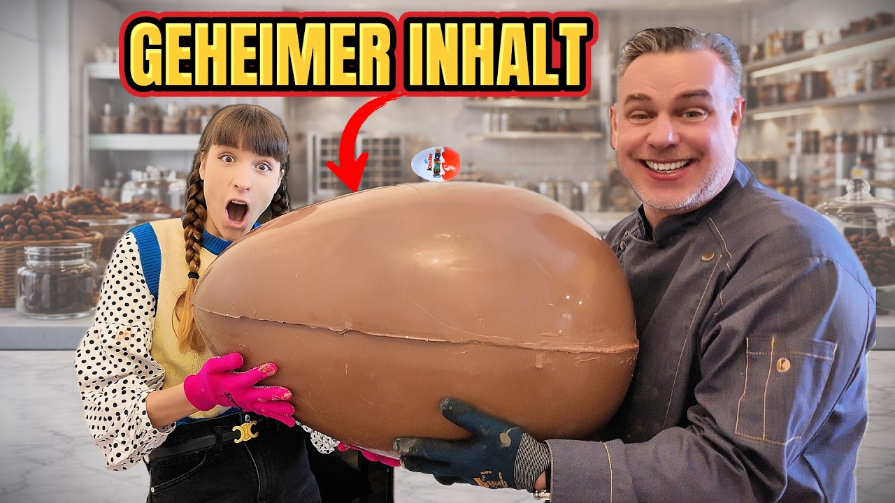 Wir machen ein GIGANTISCHES Überraschungsei! (der Inhalt macht unsere Kids sprachlos)
