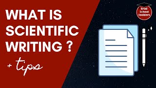 What is Scientific Writing + Tips for good Scientific Writing