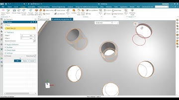 NX Implicit Modeling  - Acetabular Cup