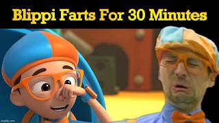 Blippi Farts For 30 Minutes #fart #blippi #blippivideos #fart